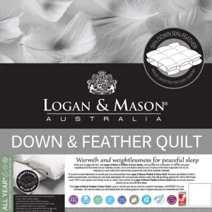 Down and Feather Quilt 50/50 by Logan and Mason