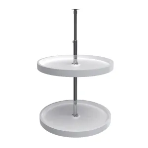 Rev-A-Shelf 20" Full Circle Independently Rotating White INDPK 6072-20-11-52