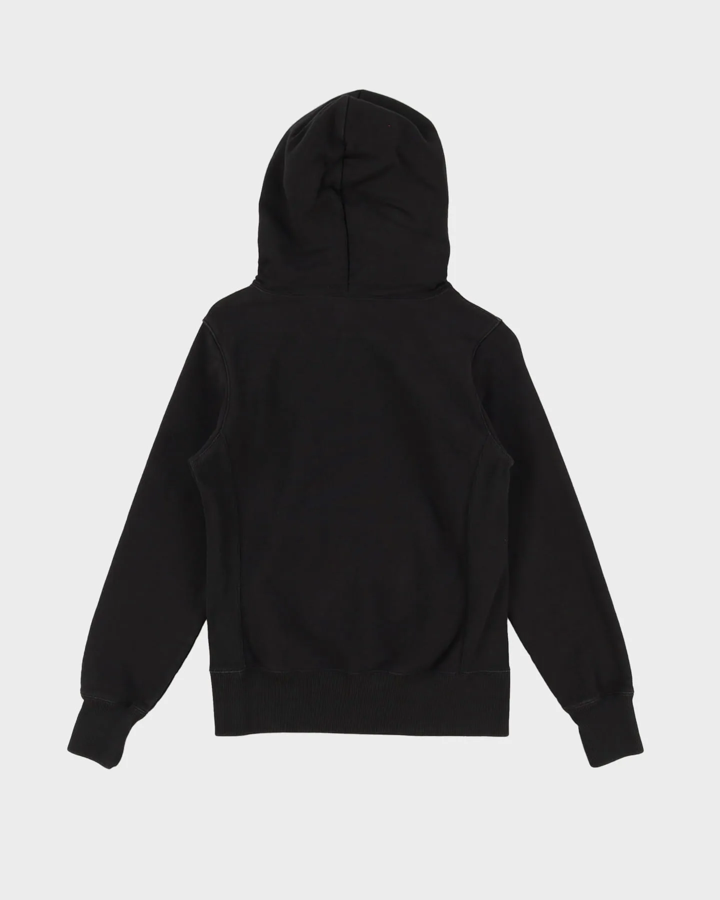 00s Champion Reverse Weave Black Hoodie - S