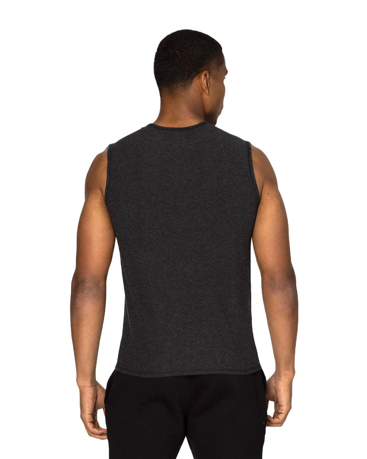 382T-Threadfast Apparel-BLACK HEATHER