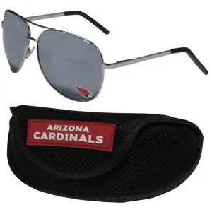 Arizona Cardinals Aviator Sunglasses and Sports Case