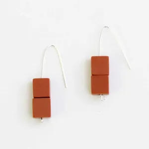 Burnt Orange Ingrid Earrings