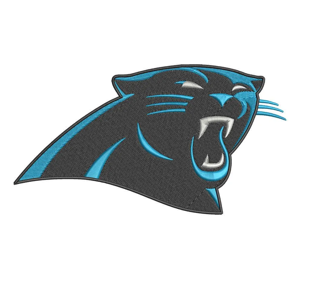 Carolina Panthers - Pack of 6 Designs - Embroidery Design