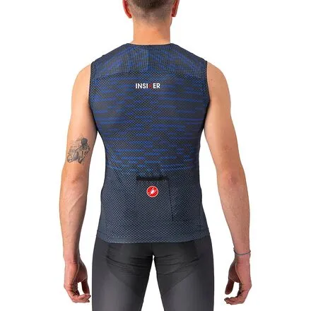 Castelli Men's Insider Sleeveless Jersey, Savile Blue