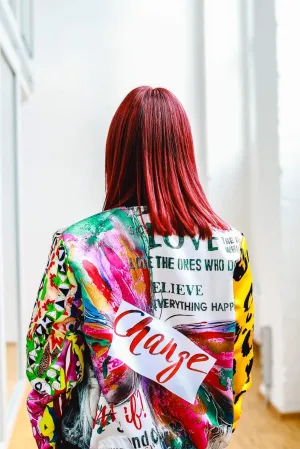 Custom-Designed Colourful Bomber Jacket – #IWearMyself Collection