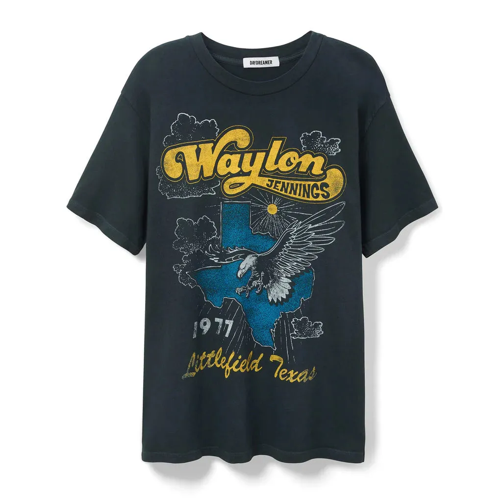 Daydreamer Waylon Jennings Littlefield Texas Weekend Tee