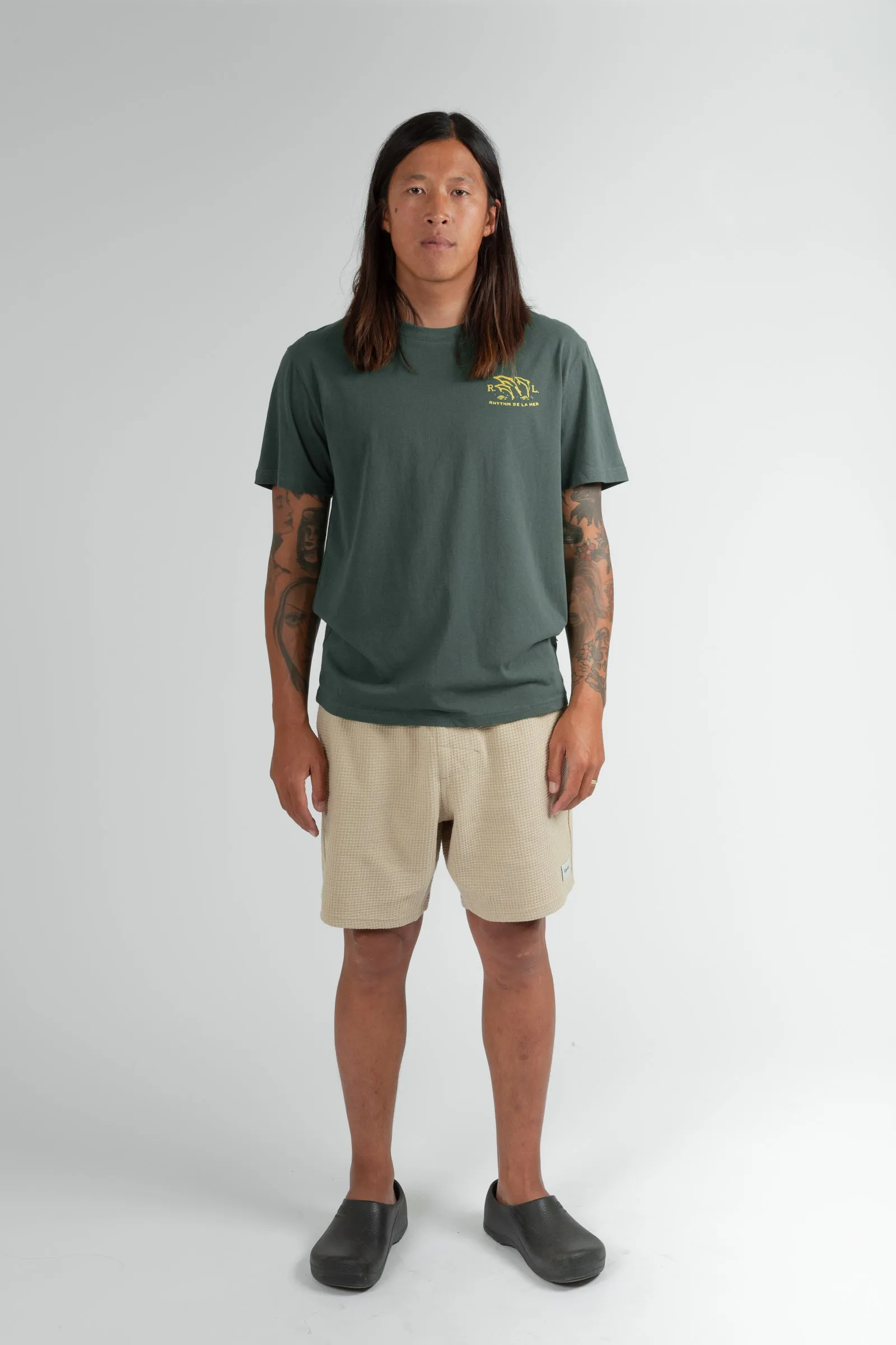 Del La Mer Ss T Shirt Green