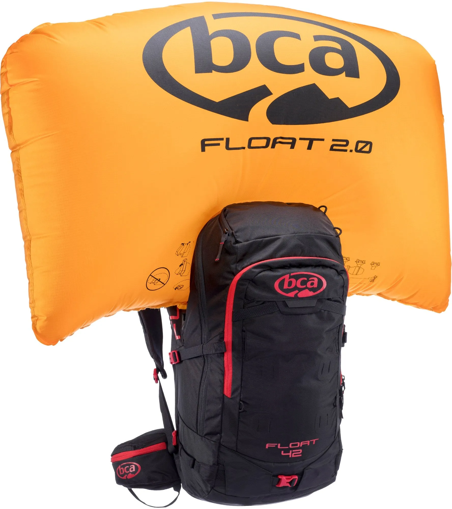 Float 42 Backcountry Access Avalanche Airbag Kit, Black