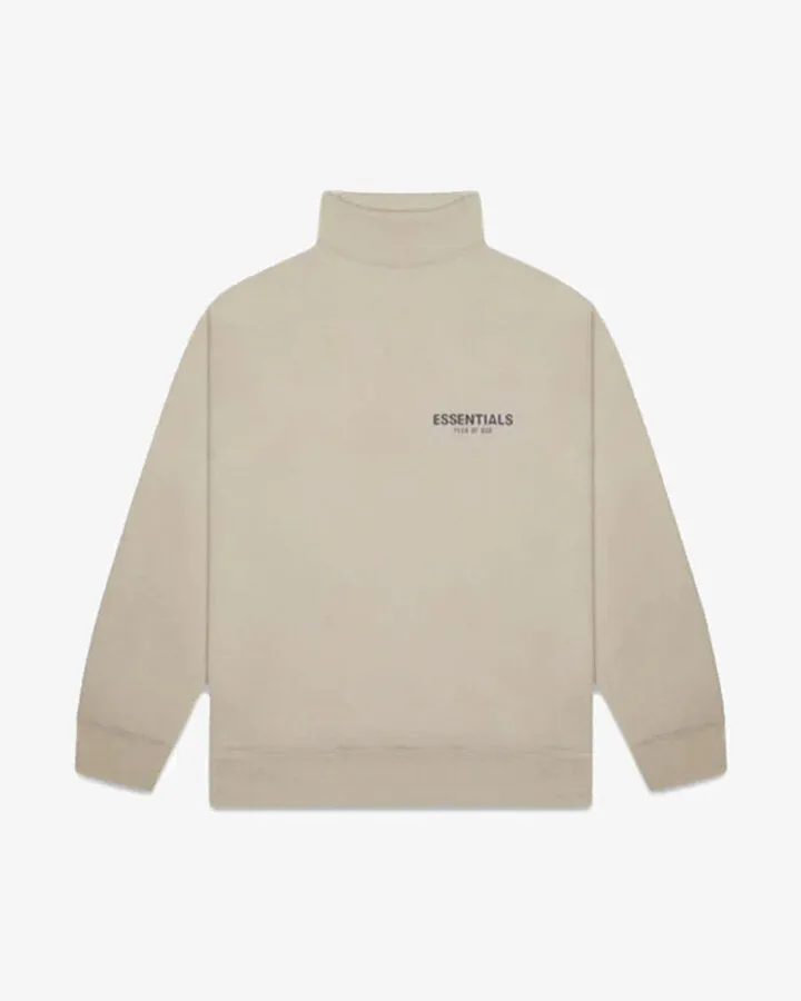 FOG ESSENTIALS SS20 LOGO TAN MOCKNECK (NEW)