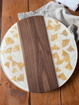 Ginkgo & Walnut Lazy Susan