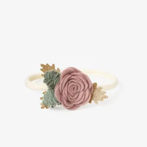 Headband | Rose Pinecone | Elegant Baby