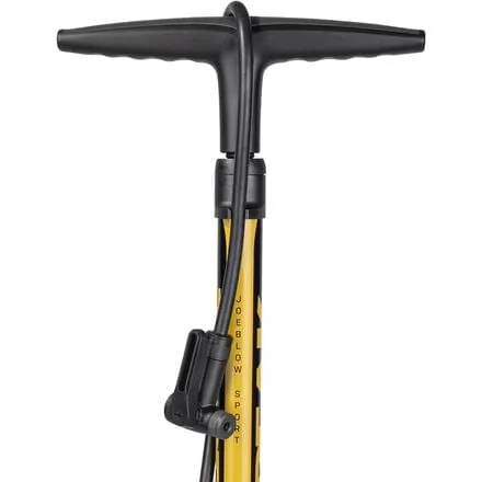 JoeBlow Sport Topeak Digital Floor Pump, Yellow/Black