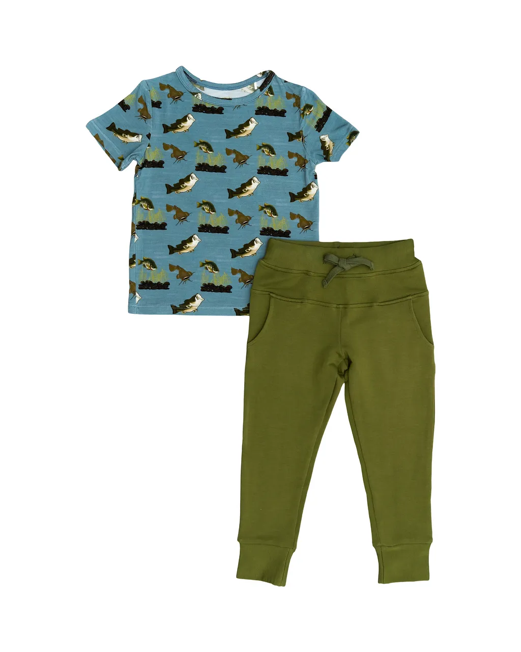 Malakai Bamboo Tee   Jogger Set