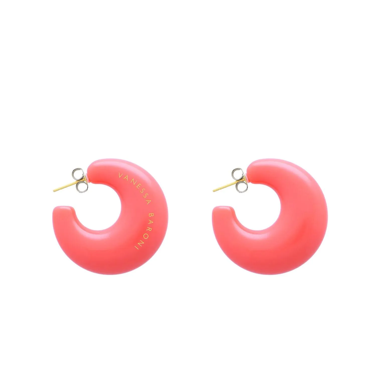 Moon Earring New Flamingo