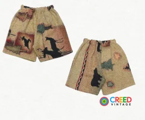 Original Reworked/Upcycled Tapestry Shorts NRP6 SS24