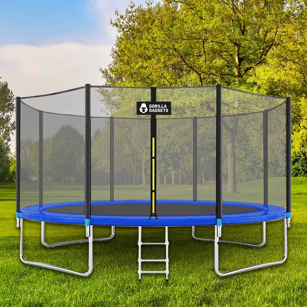 Outdoor Trampoline - Galvanized Steel Frame - Gorilla Gadgets