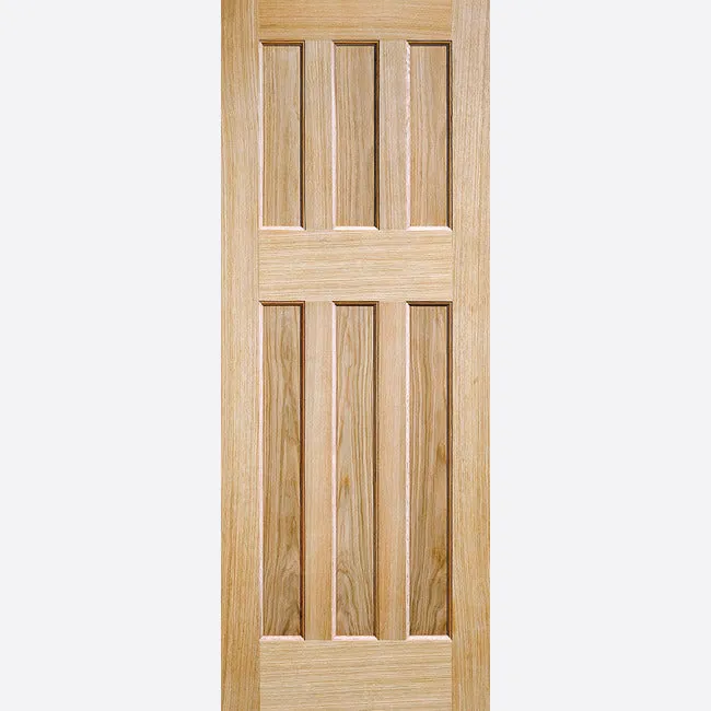 Pre-Assembled DX 60s Un-finished Oak Door Set