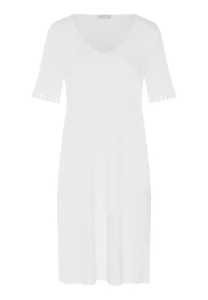 Rosa Embroidered Cotton Nightgown | Off White 74932-102