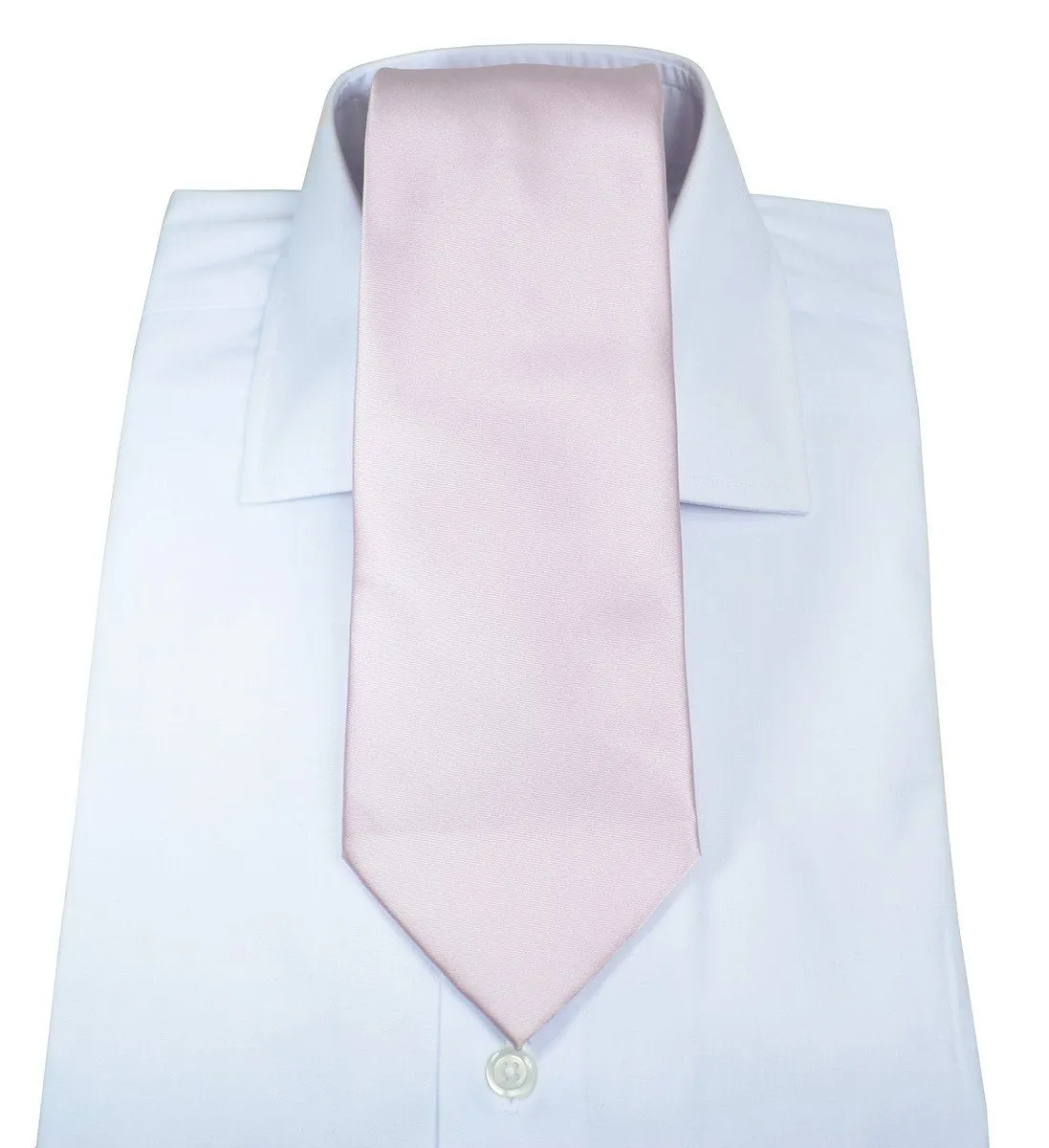 Solid Wisteria Necktie and Pocket Square