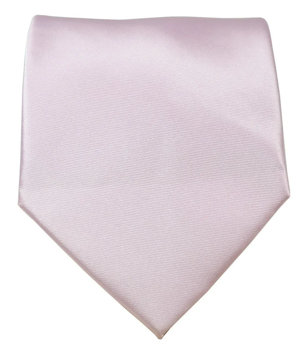 Solid Wisteria Necktie and Pocket Square