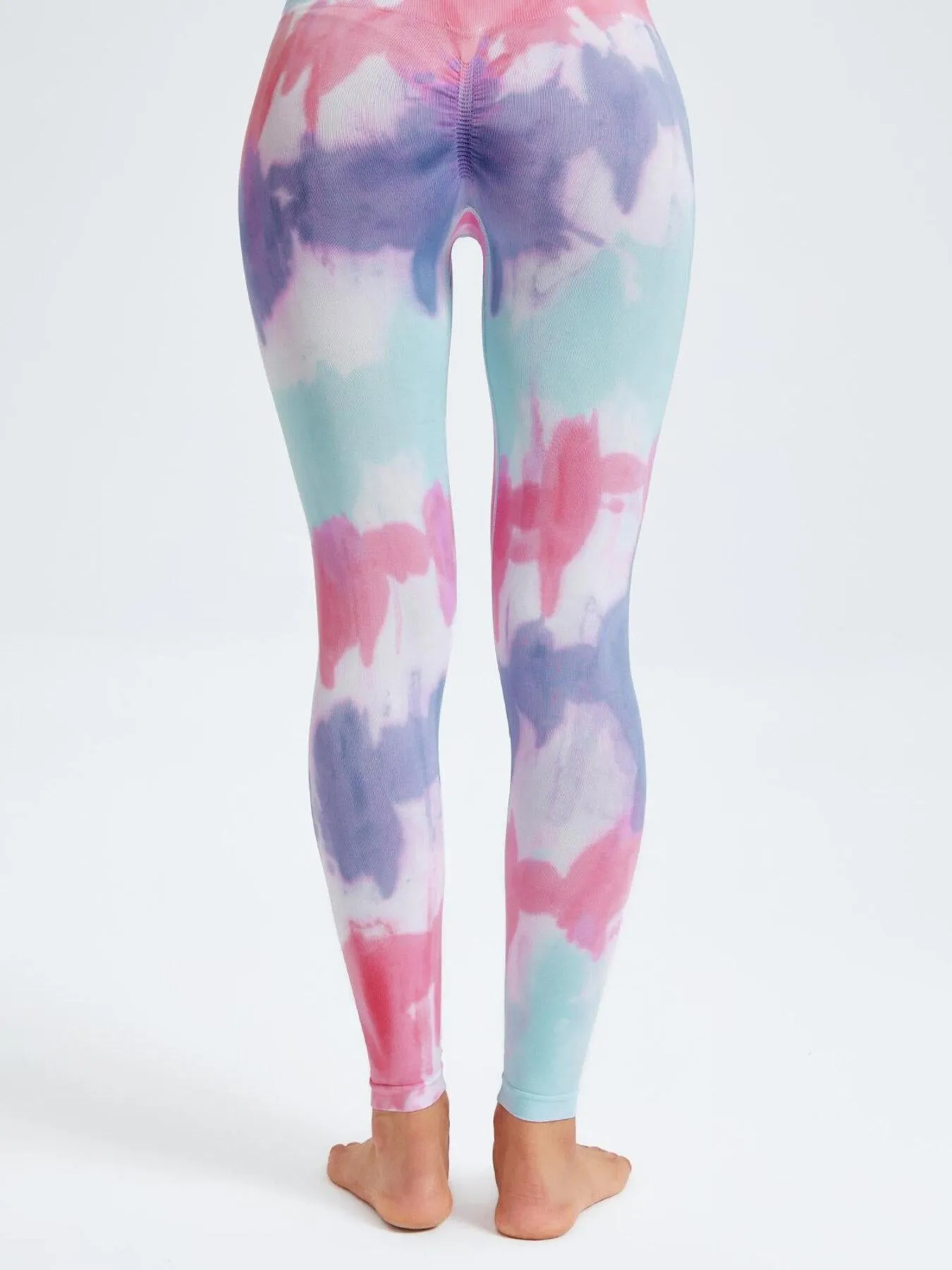 Tie Dye High Waist Skinny Sports Set