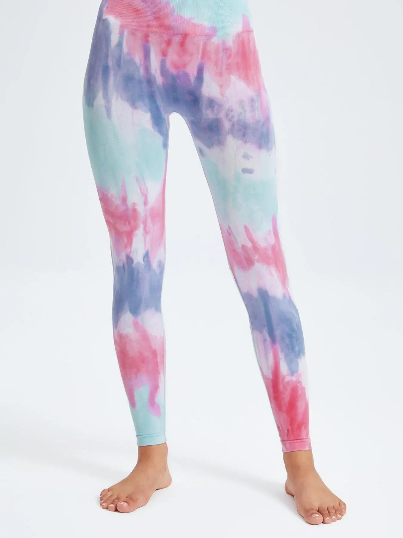 Tie Dye High Waist Skinny Sports Set