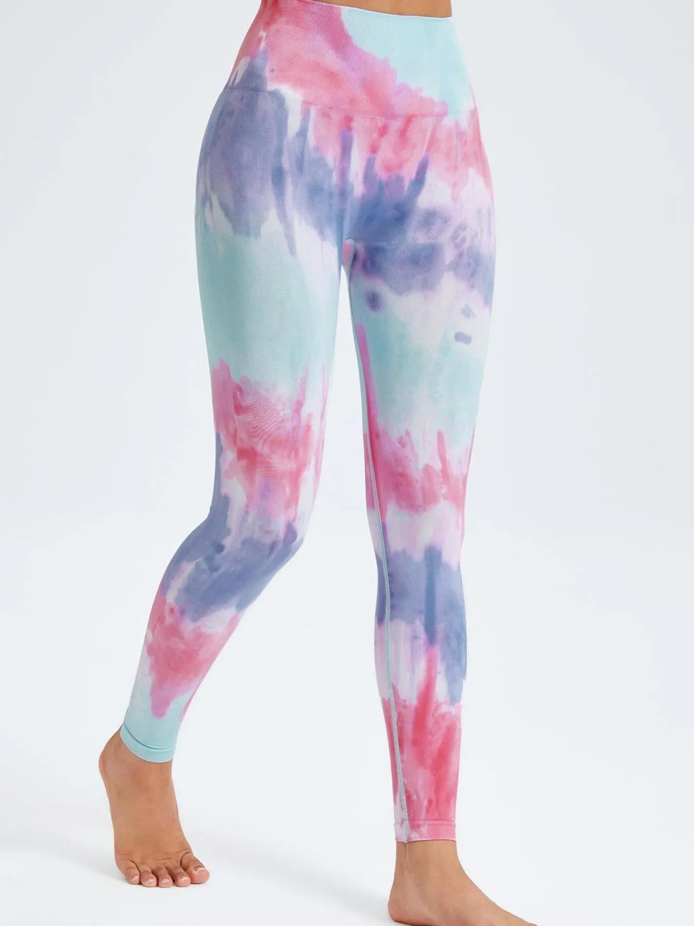 Tie Dye High Waist Skinny Sports Set