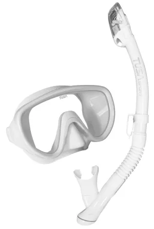 TUSA Serene UC1625 Mask and Snorkel Set ADULT (Serene White Series)