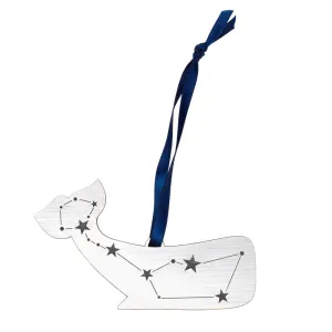 Whale (Cetus) Constellation Decoration Silver